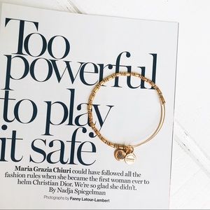 Alex and Ani Gold Charm Bracelet